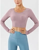 cut out tops long sleeve